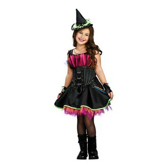 Rubies Drama Queens Rockin' Out Witch Costume NEW NIP Size Medium 8 10 - Picture 1 of 5